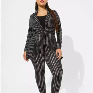Torrid Jack Skellington Blazer & Pant Set